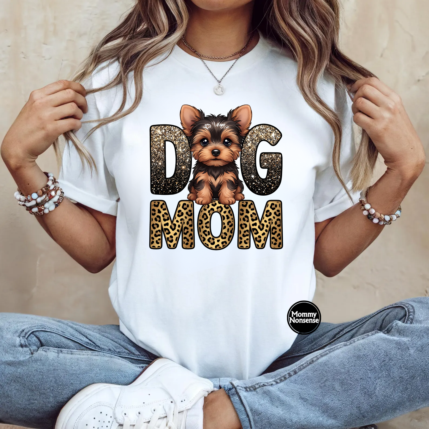 Yorkie Dog Mom- DTF TRANSFER (L756) DTF Transfer