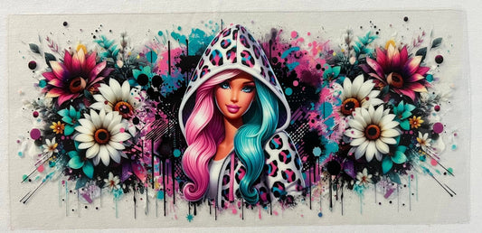 Barbie with flowers