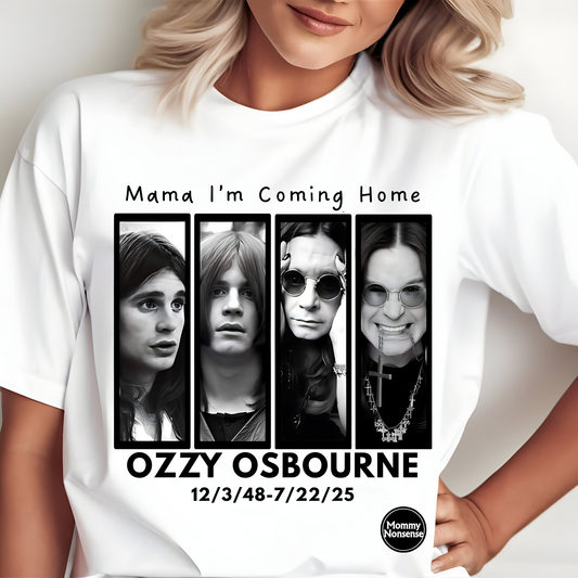 Mama I'm Coming Home Ozzy Osbourne-DTF TRANSFER (G9) DTF Transfer