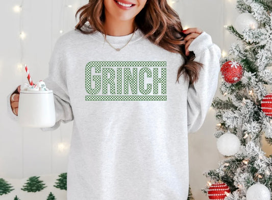 Grinch - screen print transfer (H7) HOT PEEL
