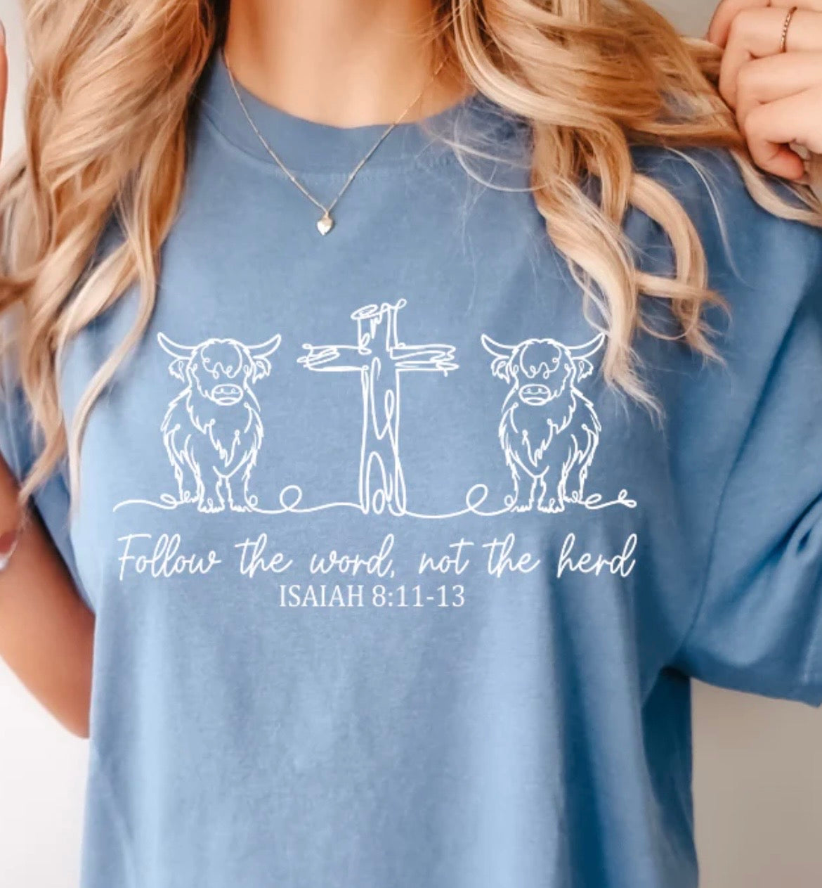 Follow The Word Not The Herd- screen print transfer (P2) HOT PEEL