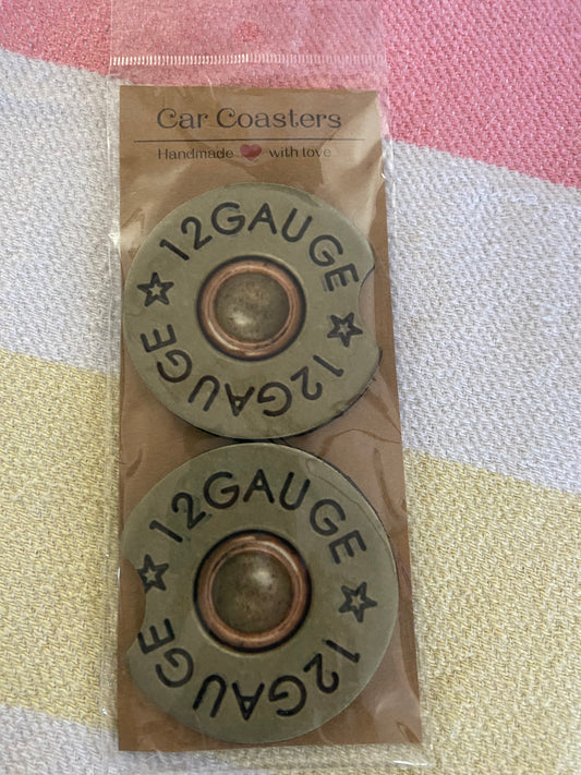 12 Guage - Neoprene Car Coasters