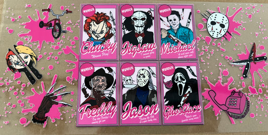 pink horror baddies
