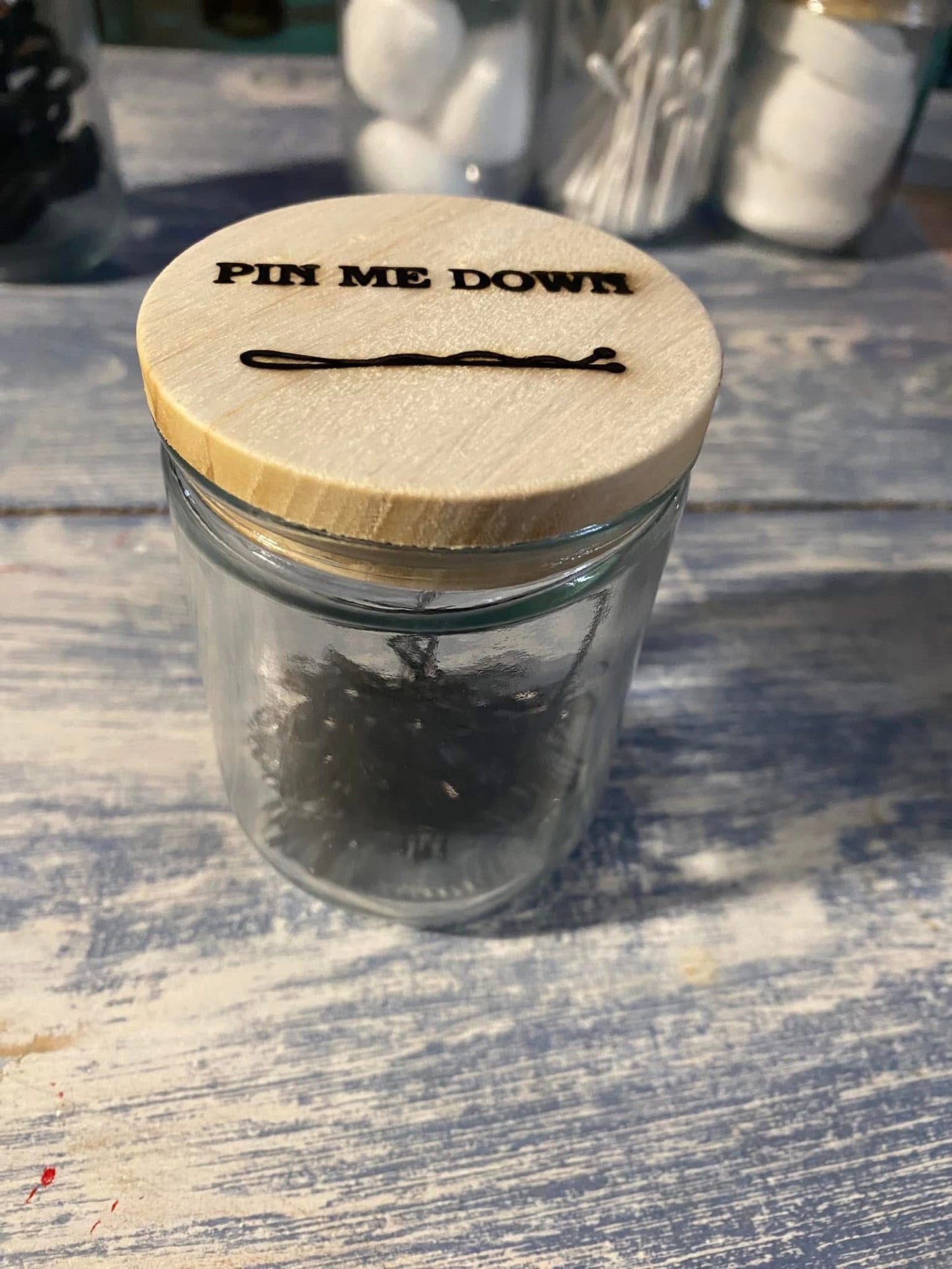 Funny Glass Jar Bathroom Set