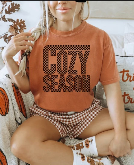 Cozy Season- screen print transfer (F8) HOT PEEL