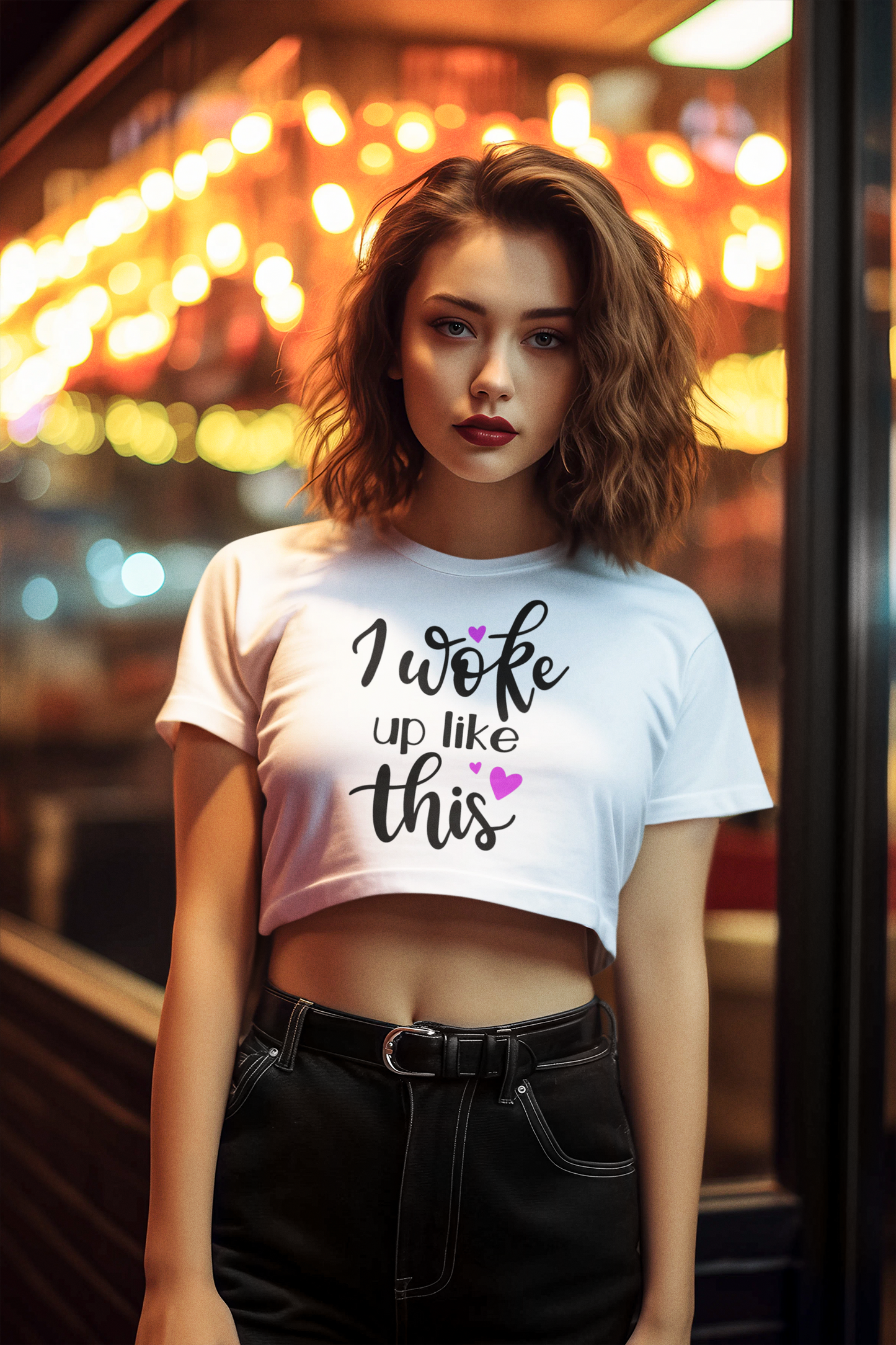 I Woke Up Like This - DTF TRANSFER (F4)