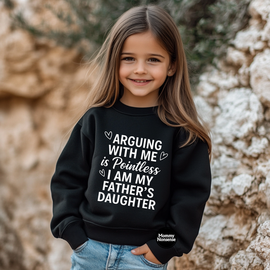 Arguing With me Is Pointless- DTF TRANSFER  (Z89)