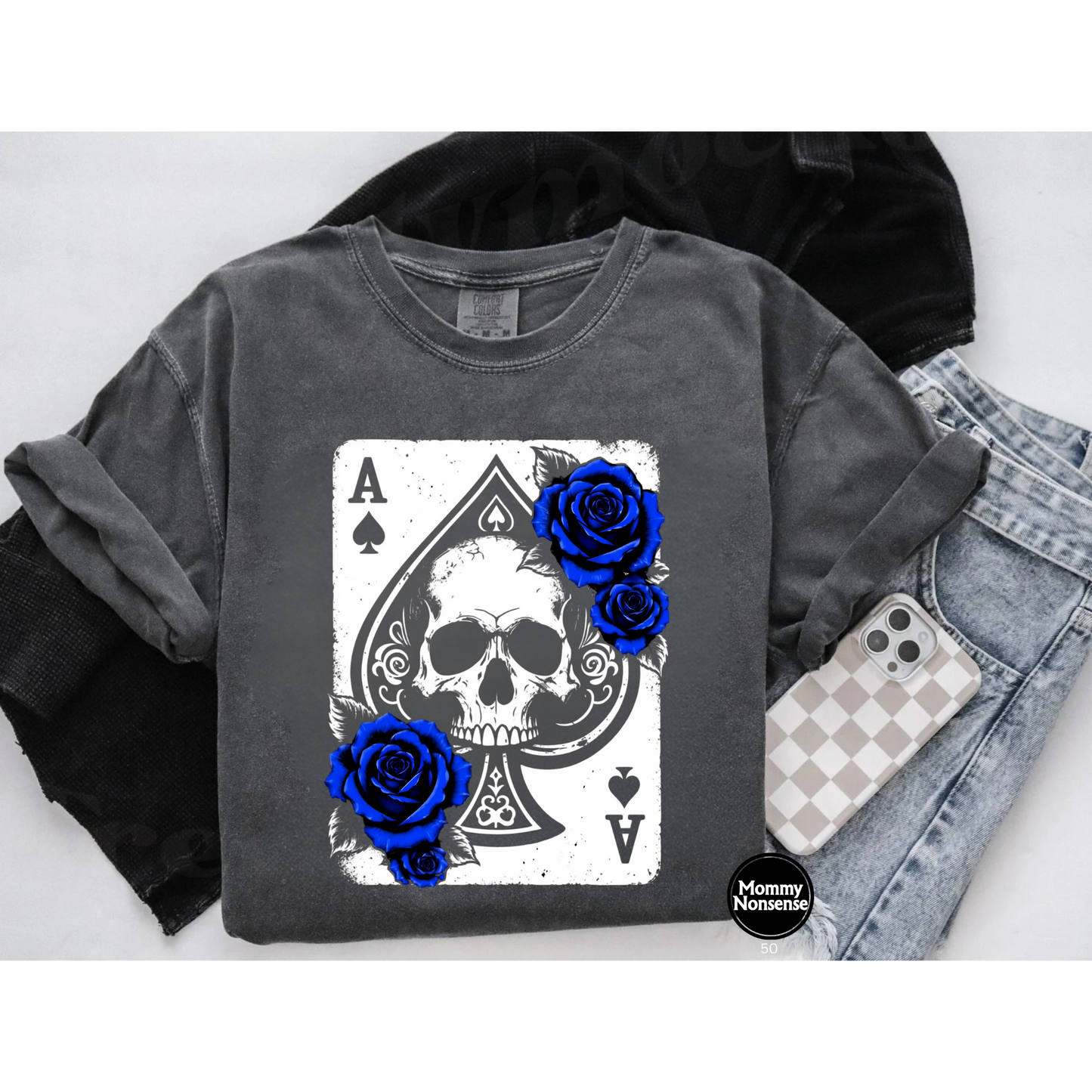 Ace Skully- DTF TRANSFER (L838) DTF Transfer