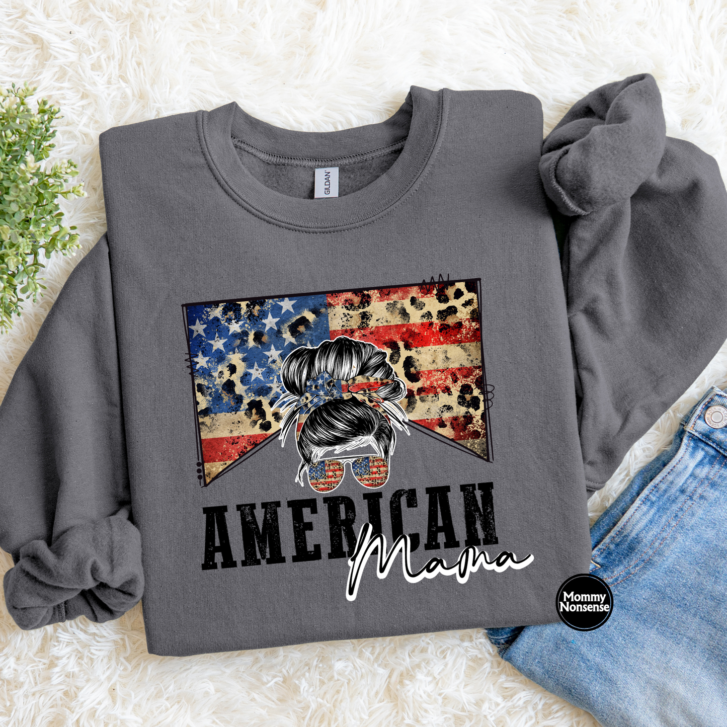 American Mama- DTF TRANSFER (L610) DTF Transfer