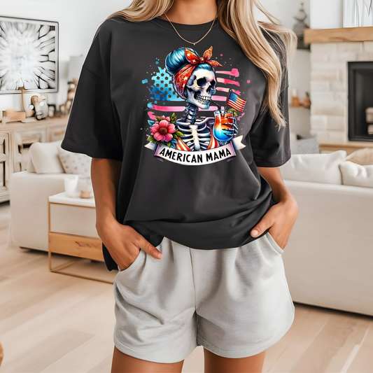 American Mama - (Q6) DTF TRANSFER