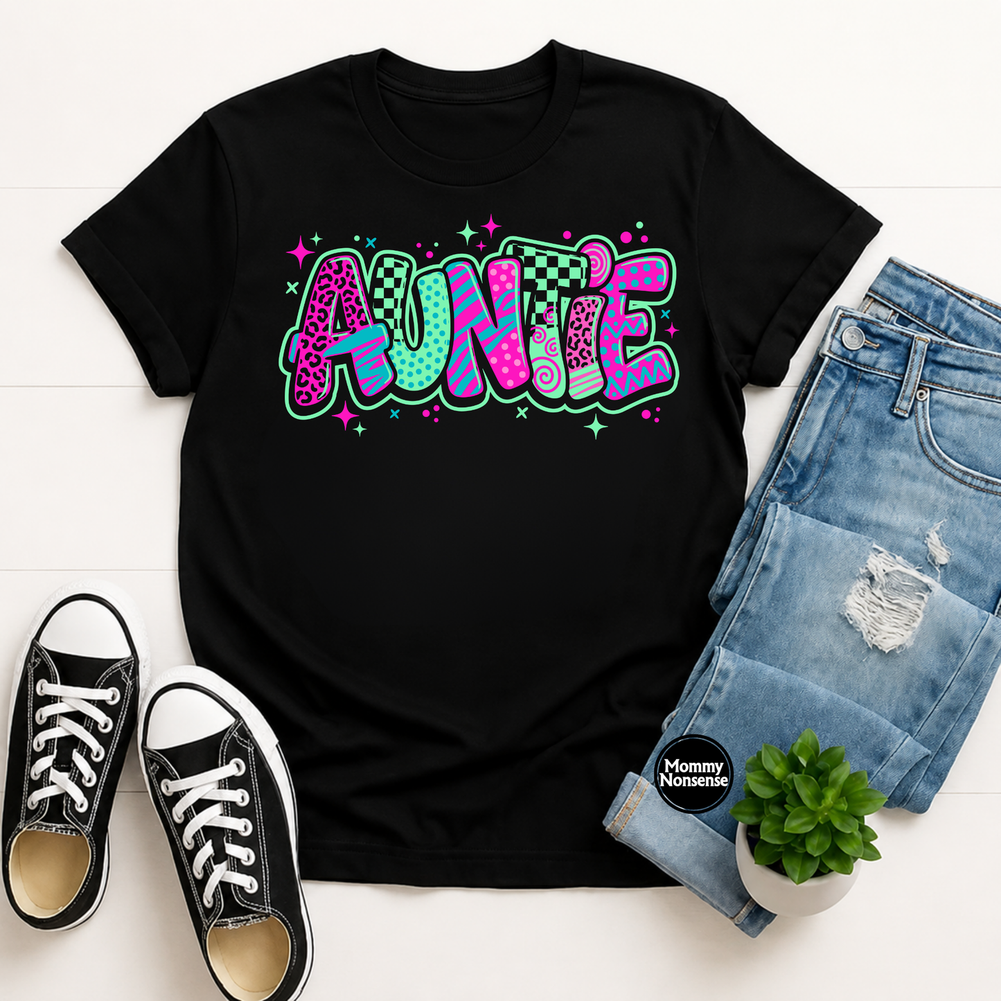 Auntie- DTF TRANSFER (L820) DTF Transfer