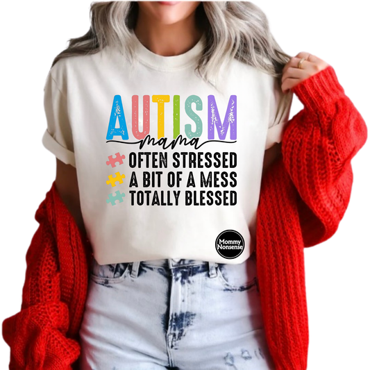 Autism Mama-DTF TRANSFER (F12) DTF Transfer