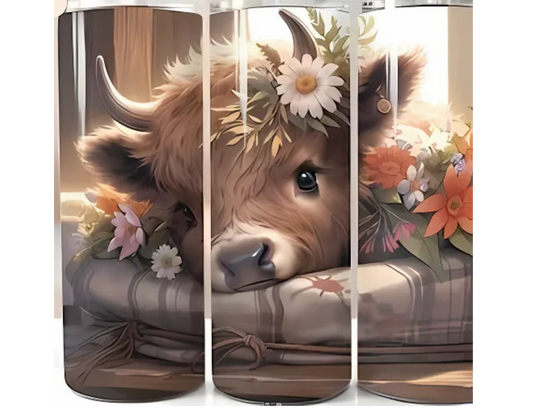 Baby Highlander Cow 20 oz Tumbler