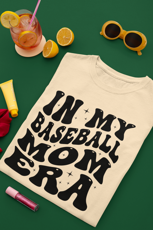 In My Baseball Mom Era - DTF TRANSFER (O6) COLD PEEL