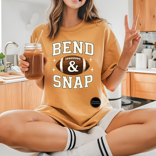 Bend And Snap Football -DTF TRANSFER (J26) DTF Transfer