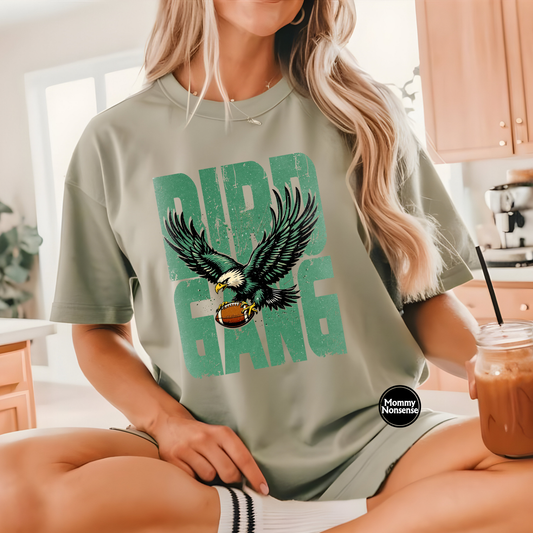 Bird Gang Eagles Football -DTF TRANSFER (H65) DTF Transfer