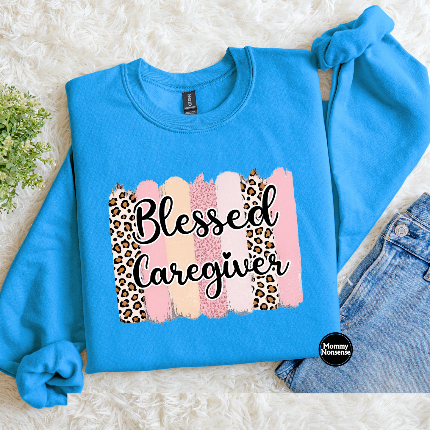 Blessed Caregiver- DTF TRANSFER (L698) DTF Transfer