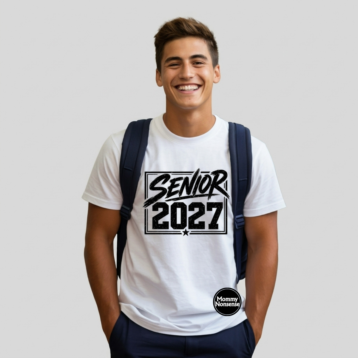 Senior 2027 Blk - DTF TRANSFER (M28) DTF Transfer