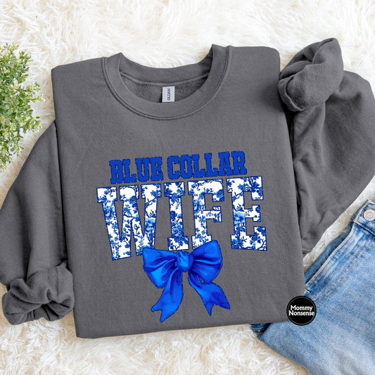 Blue Collar Wife- DTF TRANSFER (L440) DTF Transfer