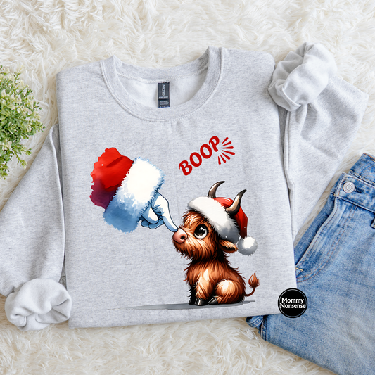 Santa Boop baby highlander- DTF TRANSFER (L5) DTF Transfer