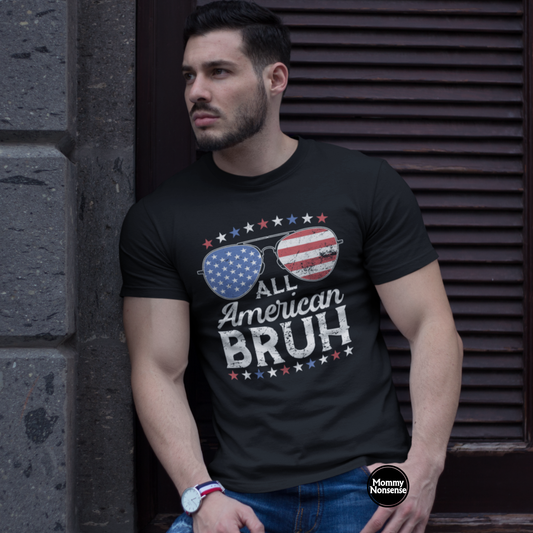 All American Bruh- DTF TRANSFER (Z27)