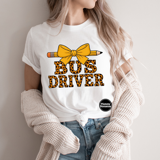 Bus Driver -DTF TRANSFER (H29) DTF Transfer