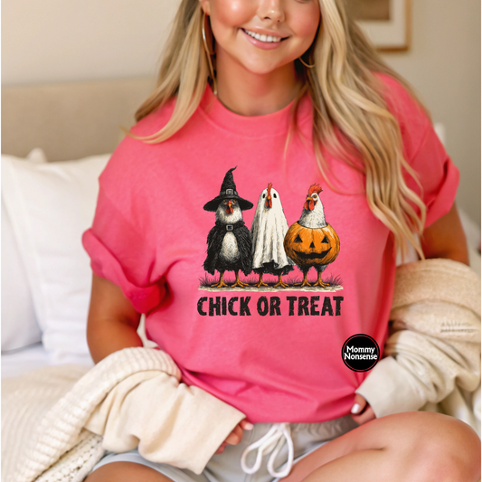 Chick Or Treat -DTF TRANSFER (H90) DTF Transfer