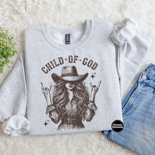 Child Of God Western Girl- DTF TRANSFER (L268) DTF Transfer