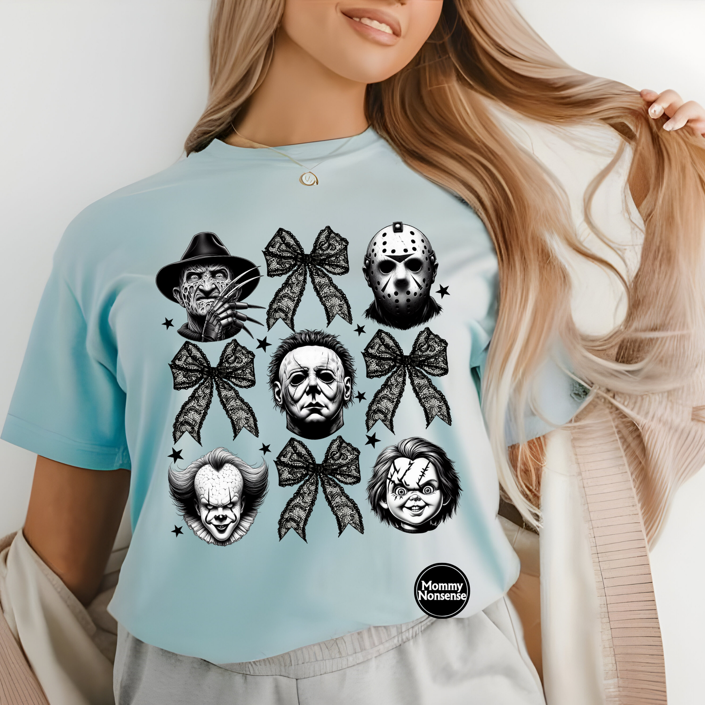 Horror Baddies n Bows Chucky- DTF TRANSFER (A8)