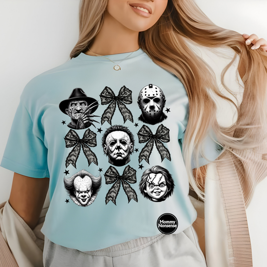 Horror Baddies n Bows Chucky- DTF TRANSFER (A8)