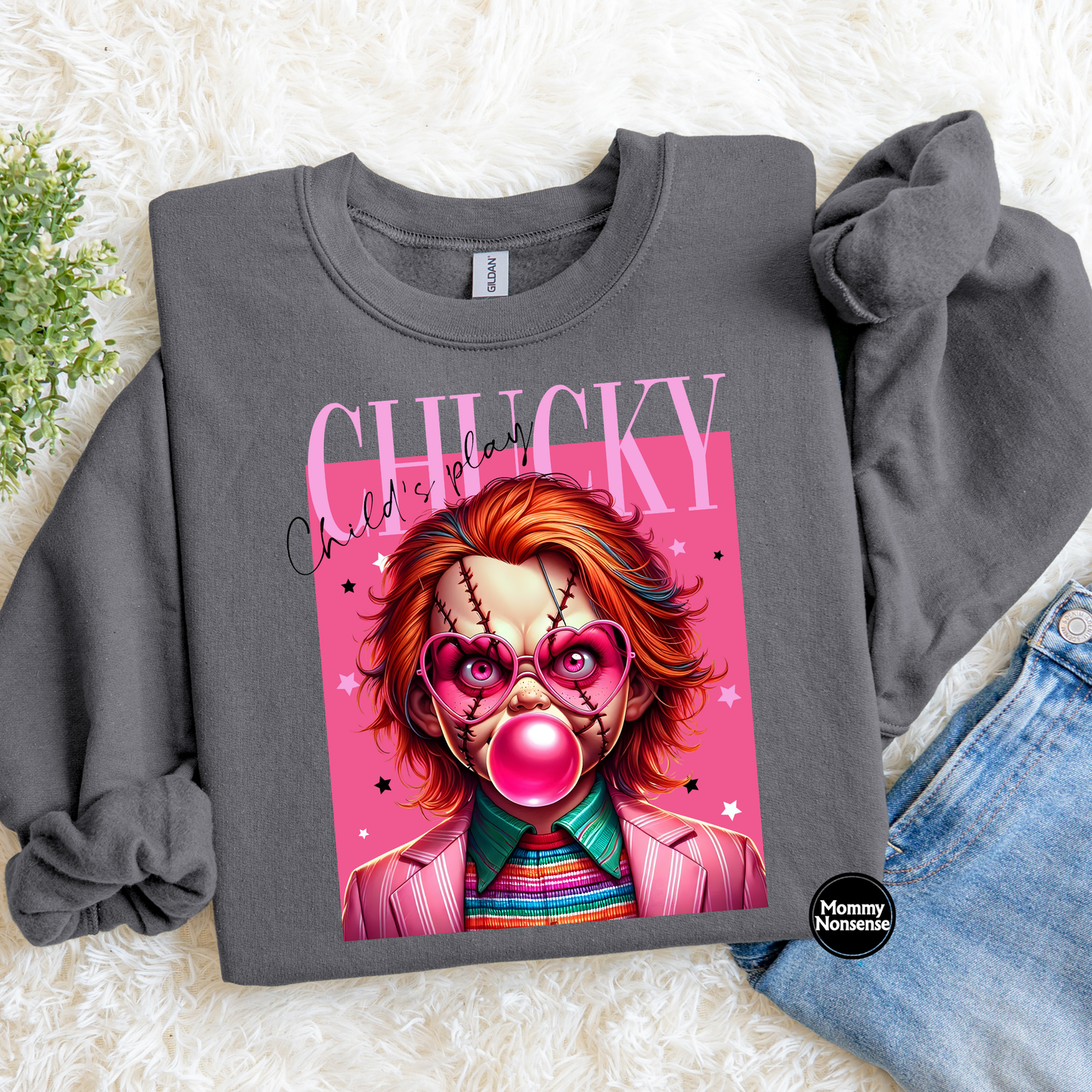 Chucky  Baddie bubblegum- DTF TRANSFER (L71) DTF Transfer