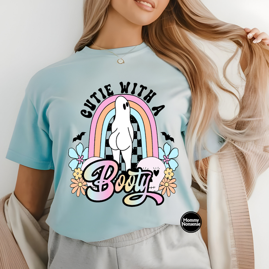 Cutie With A Booty funny ghost -DTF TRANSFER (H53) DTF Transfer