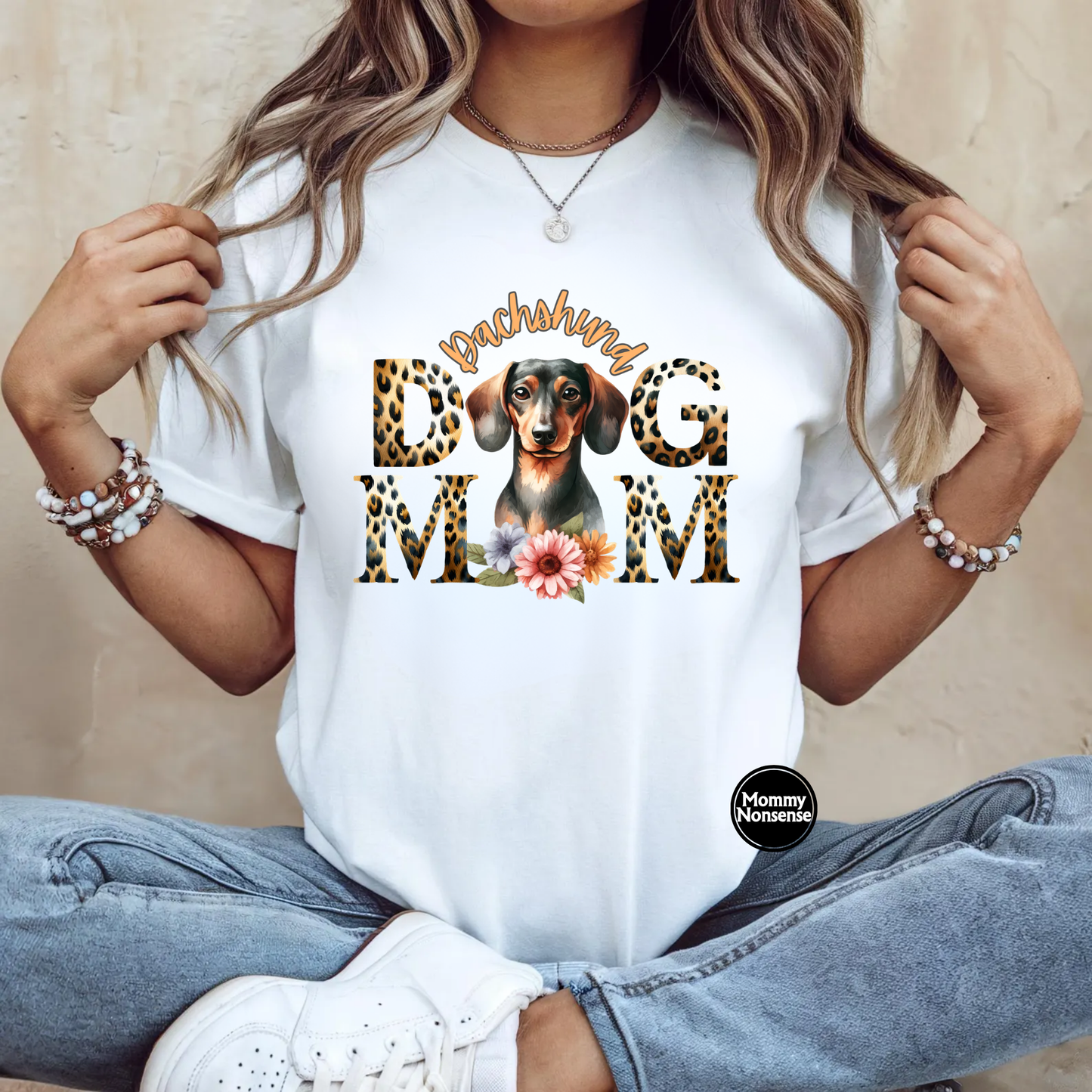 Dachshund Mom- DTF TRANSFER (L740) DTF Transfer