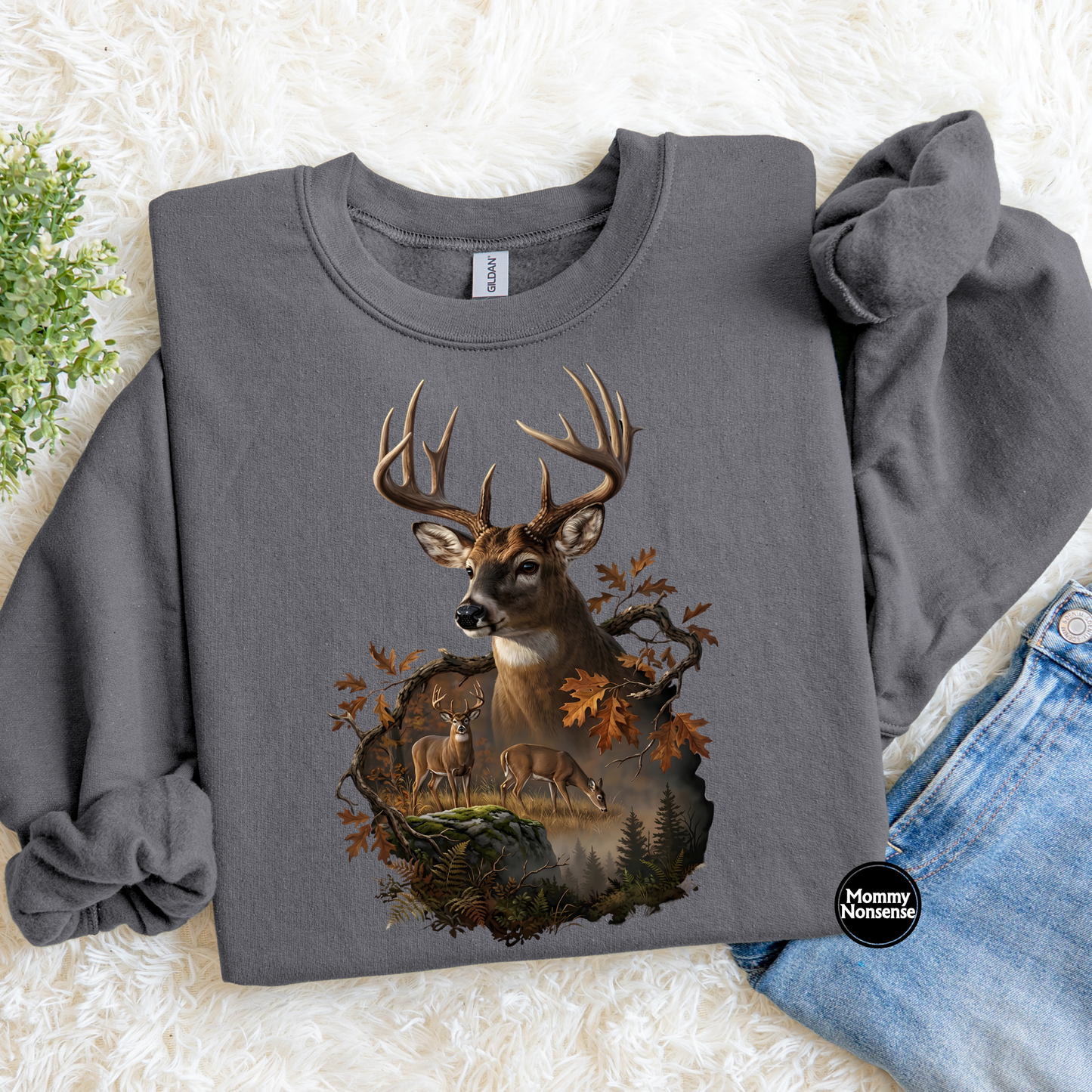 Deer Scenery- DTF TRANSFER (L814) DTF Transfer