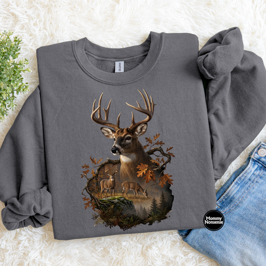 Deer Scenery- DTF TRANSFER (L814) DTF Transfer