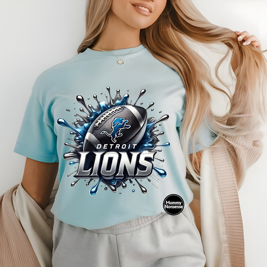 Lions Football -DTF TRANSFER (E7) DTF Transfer