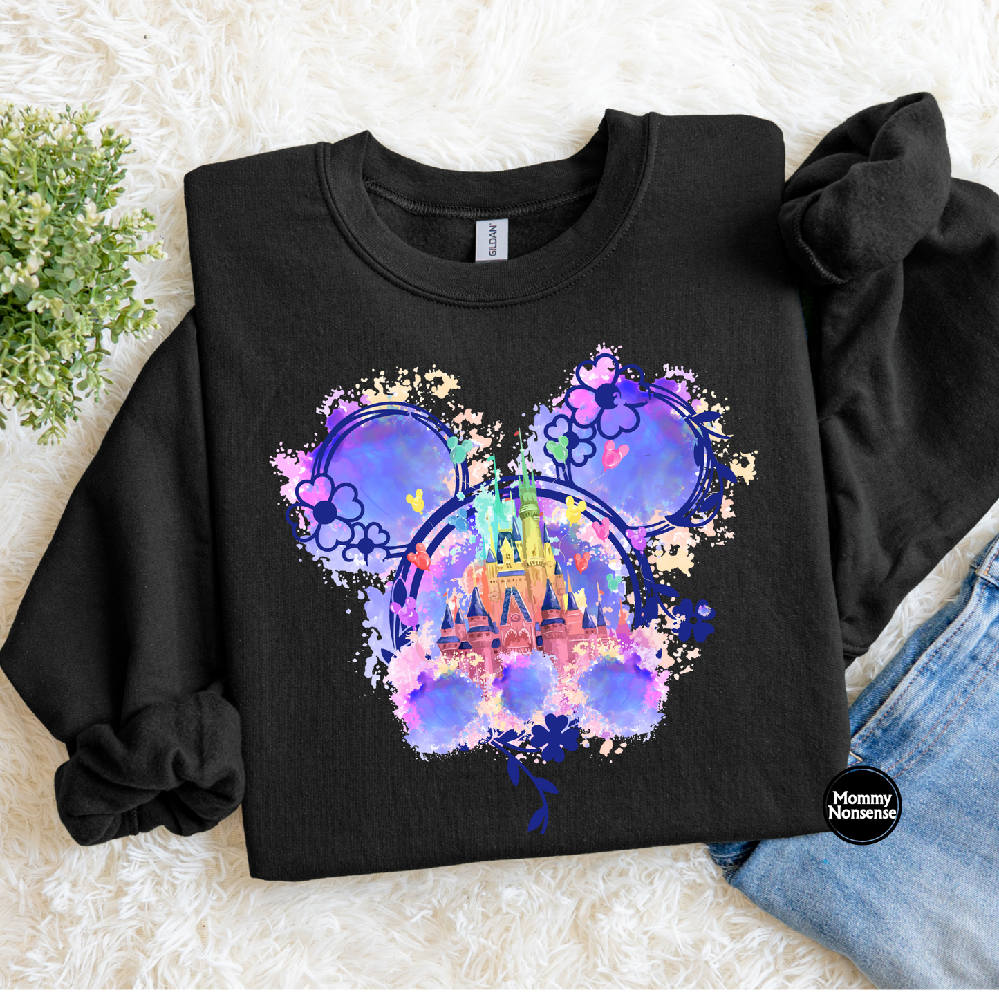 D Castle purple- DTF TRANSFER (L101) DTF Transfer