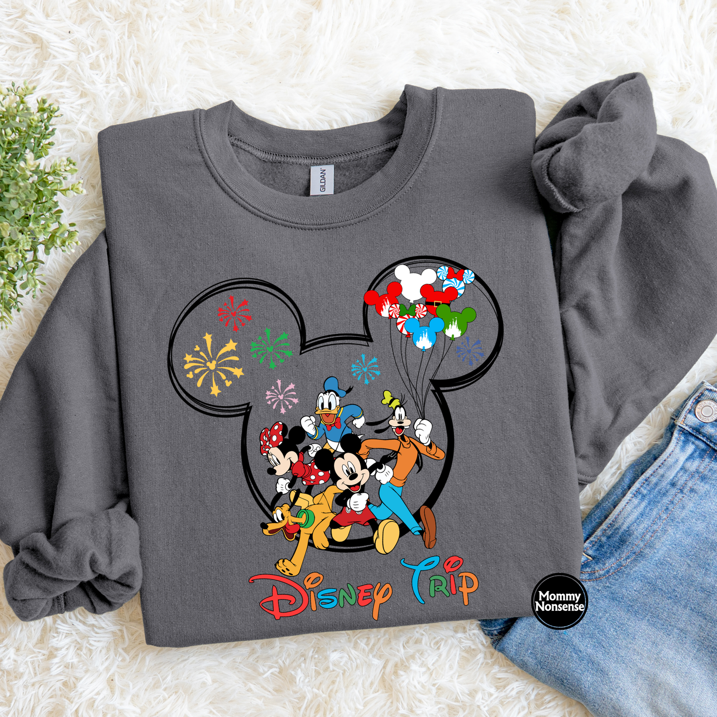 D Trip blk outline- DTF TRANSFER (L102) DTF Transfer