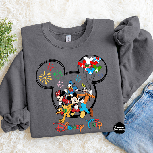 D Trip blk outline- DTF TRANSFER (L102) DTF Transfer