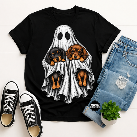 Ghosts With Dogs- DTF TRANSFER (L985) DTF Transfer