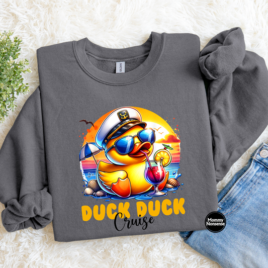 Duck Duck Cruise (blk)- DTF TRANSFER (L510) DTF Transfer