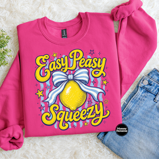 Easy Peasy Lemon Squeezy- DTF TRANSFER (L813) DTF Transfer