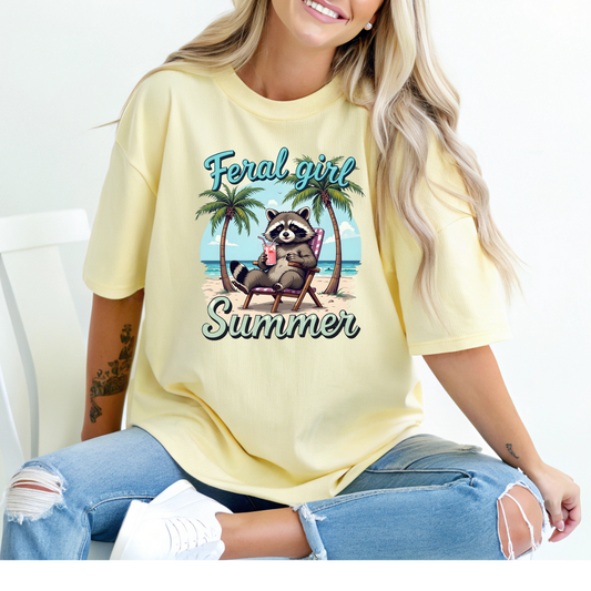 Feral Girl Summer - DTF TRANSFER (P2)