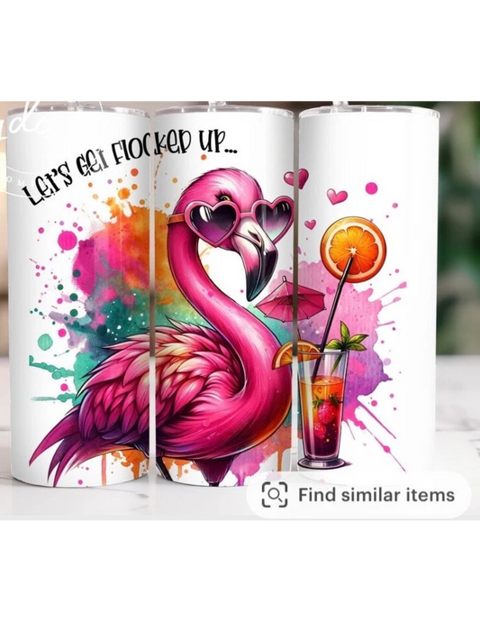 Flamingo 20 oz Tumbler