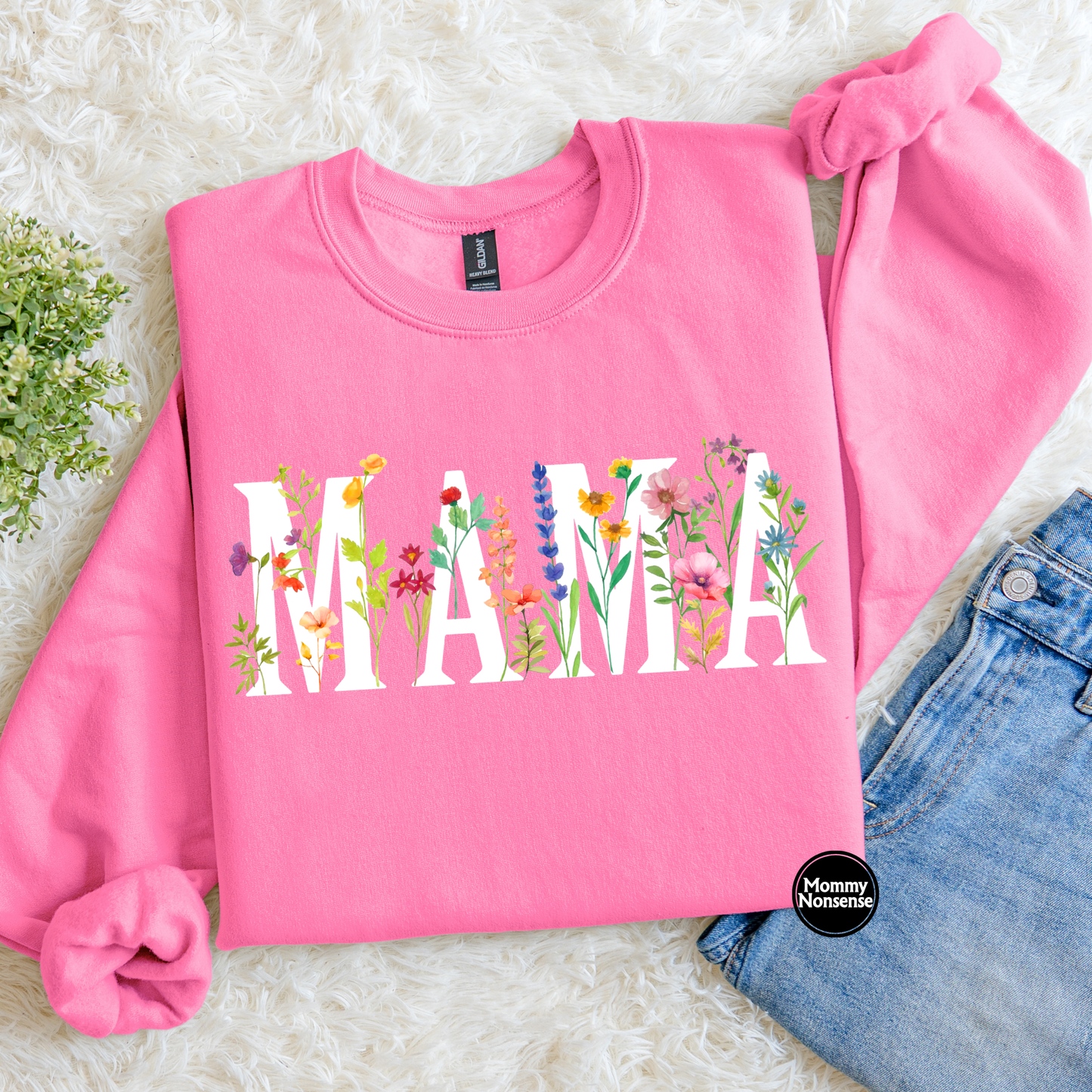 Floral Mama- DTF TRANSFER (L486) DTF Transfer