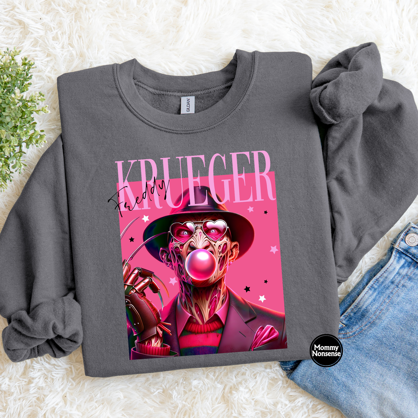 Freddy Baddie bubblegum- DTF TRANSFER (L68) DTF Transfer