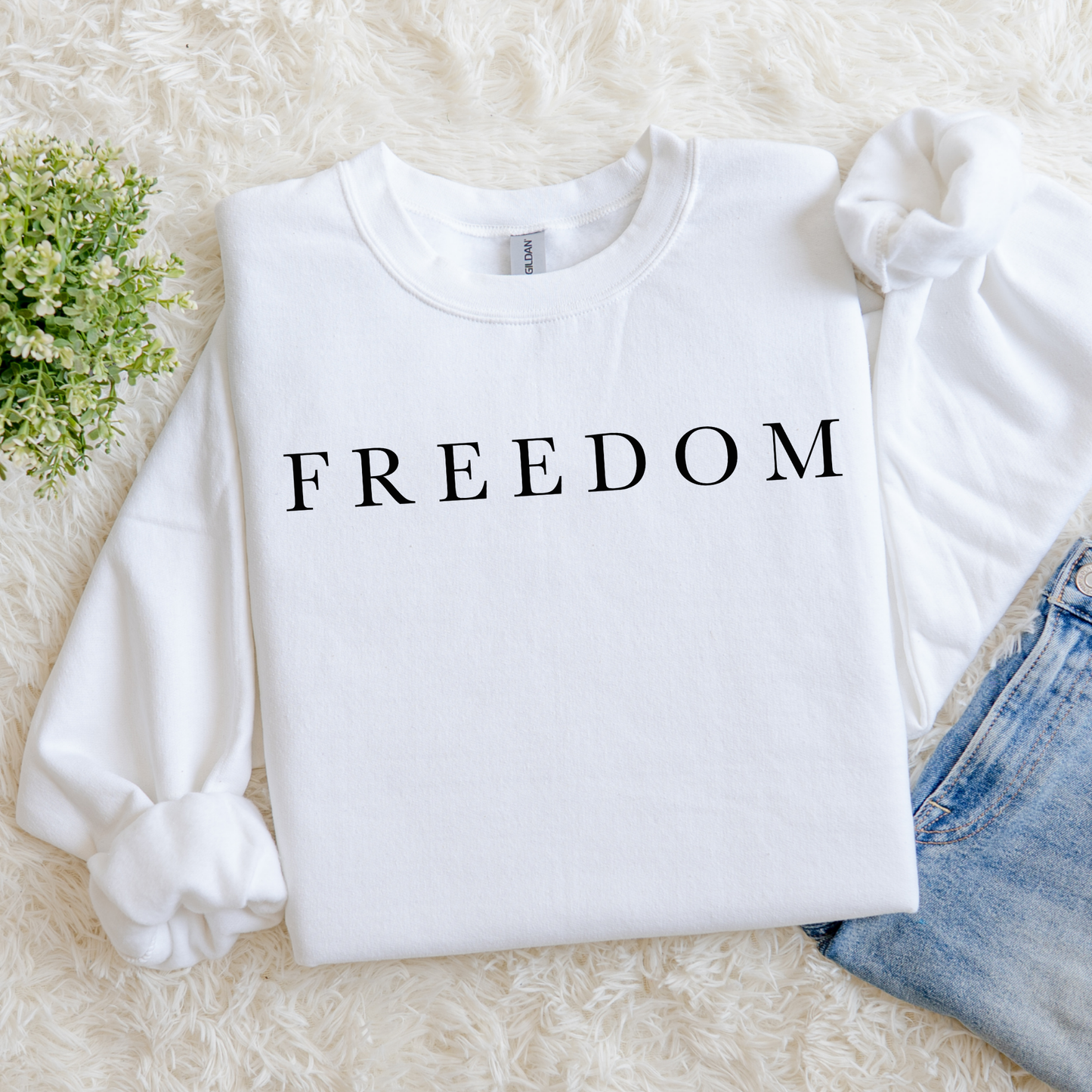 Charlie Kirk Freedom Crewnecks