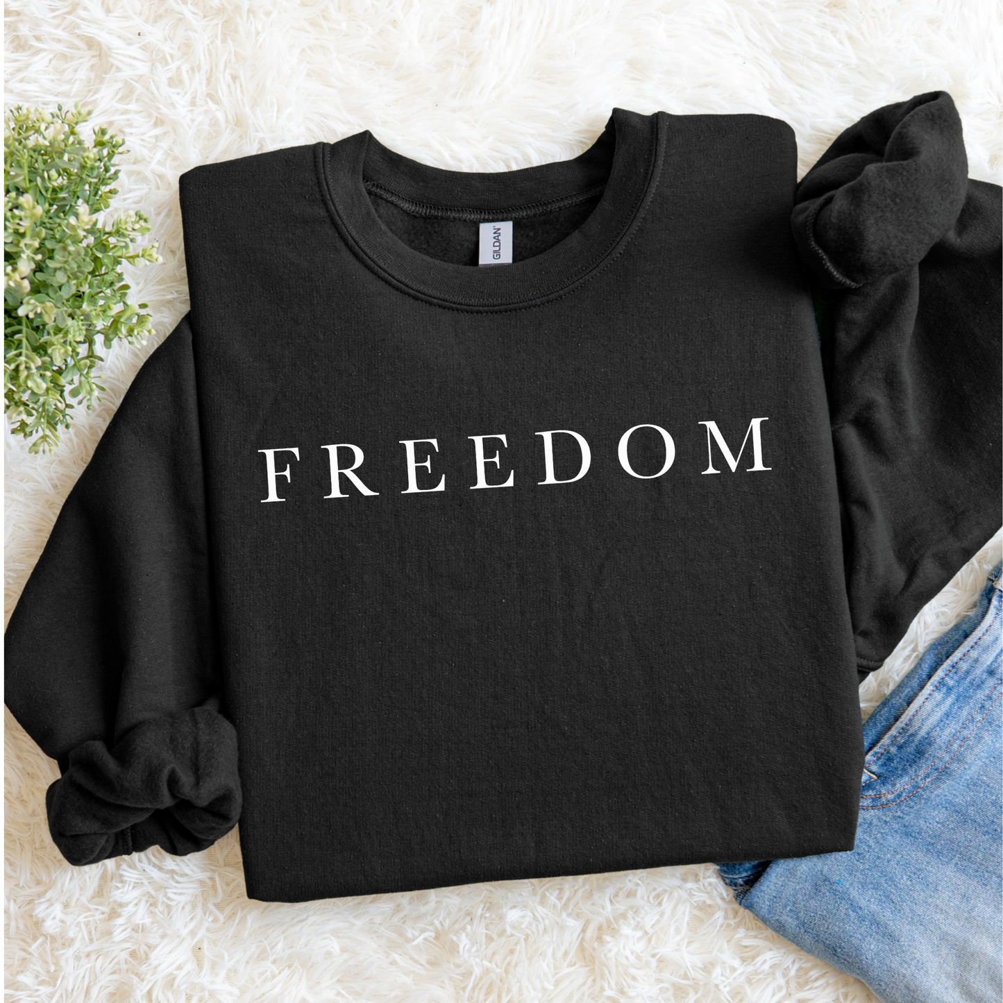 Charlie Kirk Freedom Crewnecks