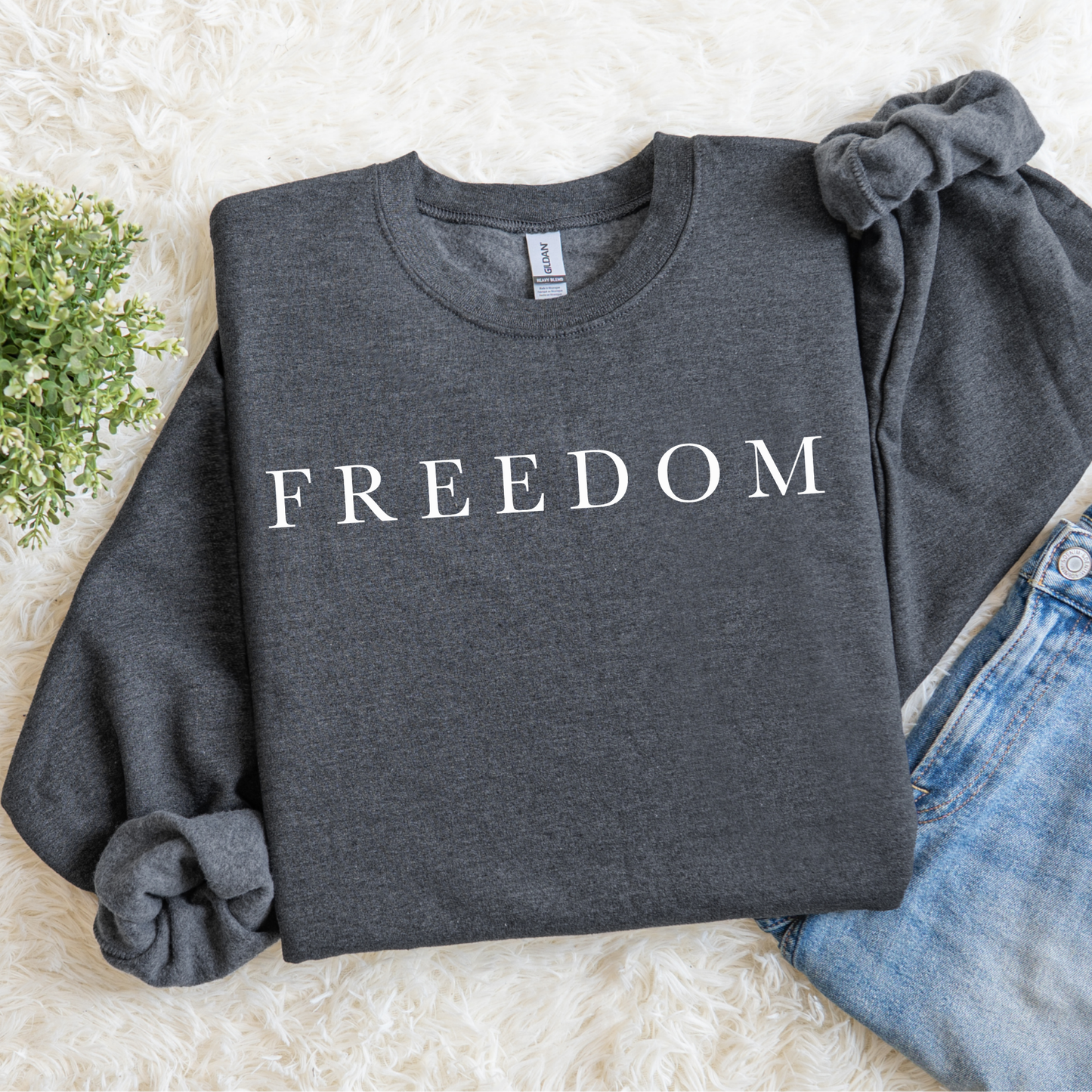 Charlie Kirk Freedom Crewnecks