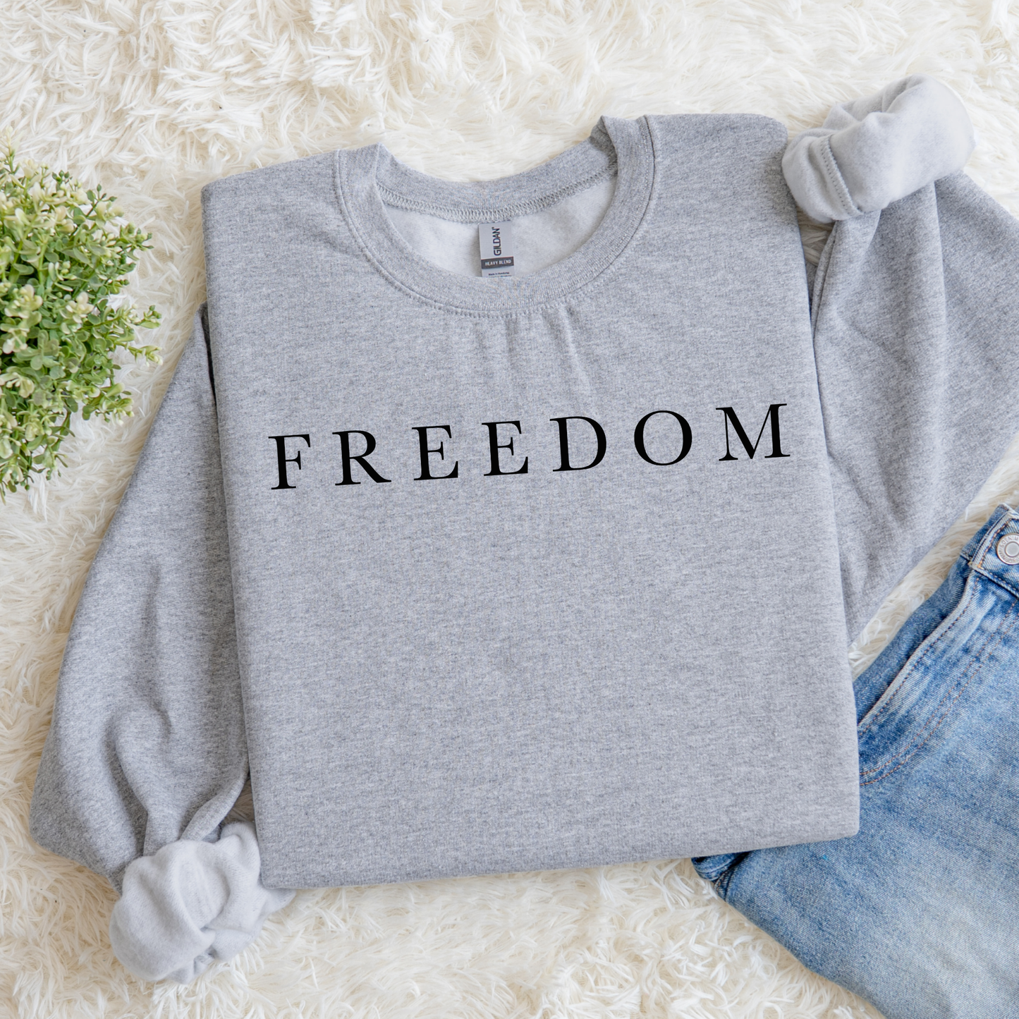 Charlie Kirk Freedom Crewnecks